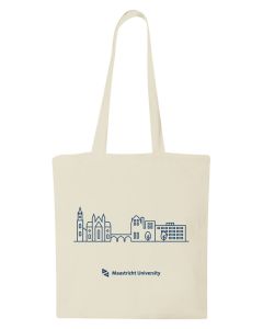 Shoulder bag Skyline Maastricht University Ecru per 10 pieces