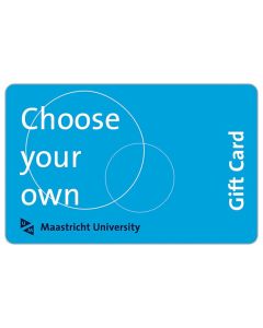 Cadeaubon Maastricht University Gift Shop met waarde naar keuze