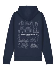 Hooded Sweater Maastricht University 50 jaar Navy